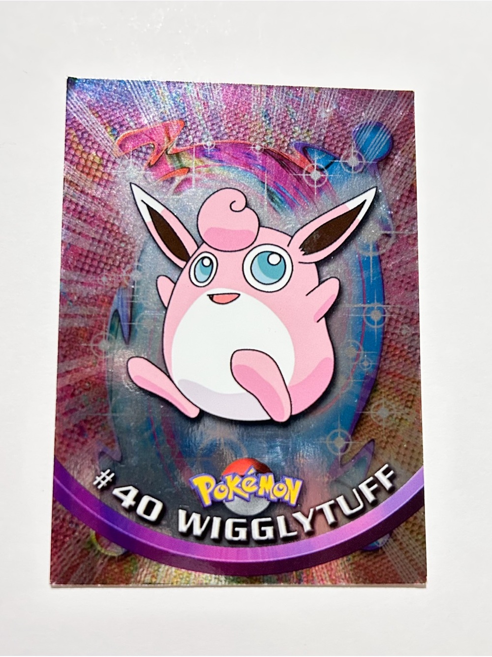 Pokémon Topps Wigglytuff Holo Card
